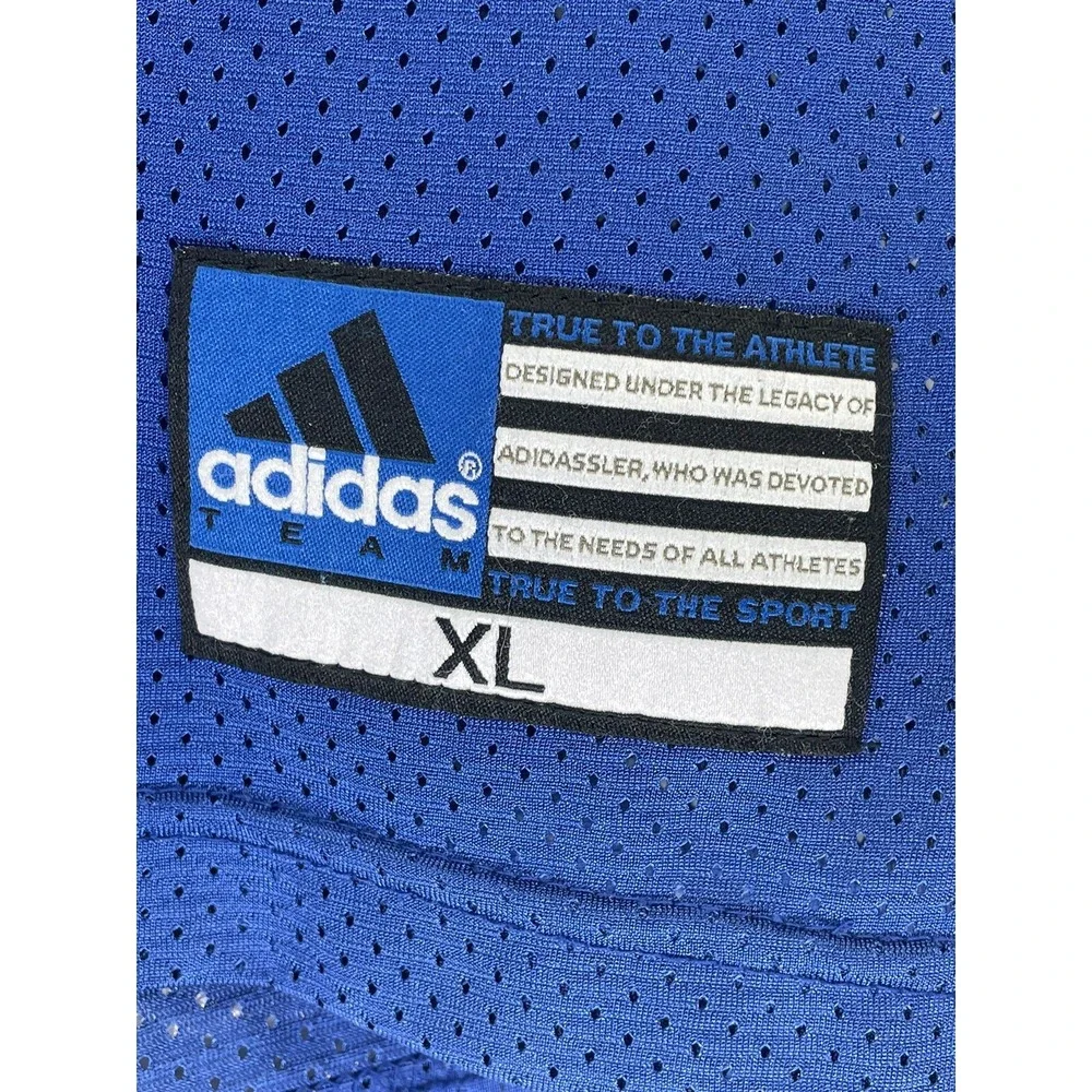 JASON SEHORN New York Giants‎ Adidas Sz XL Blue Jersey (B13) Vintage EUC